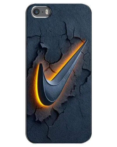 Чехол для iPhone 5 / 5s / SE с картинкой «Объемный логотип Найк» Чехол для iPhone 5 / 5s / SE с картинкой «Объемный логотип Найк»