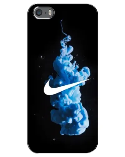 Чехол для iPhone 5 / 5s / SE с картинкой «Nike и синий дым» Чехол для iPhone 5 / 5s / SE с картинкой «Nike и синий дым»