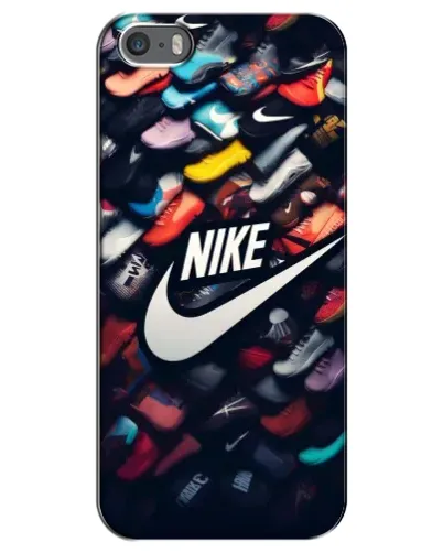 Чехол для iPhone 5 / 5s / SE с картинкой «Коллекция кроссовок Nike» Чехол для iPhone 5 / 5s / SE с картинкой «Коллекция кроссовок Nike»