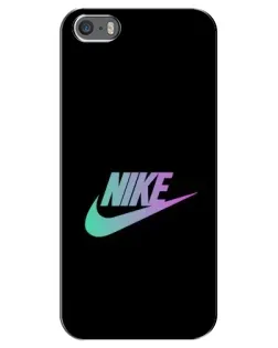 Чехол для iPhone 5 / 5s / SE с картинкой «Nike — городская ночь»
