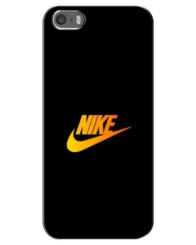 Чехол для iPhone 5 / 5s / SE с картинкой «Золотой логотип Nike»