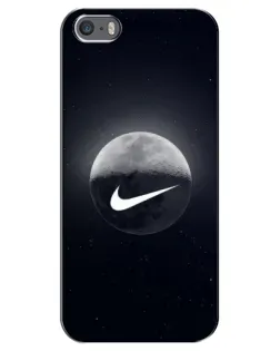 Чехол для iPhone 5 / 5s / SE с картинкой «Nike в стиле граффити»