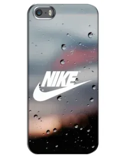 Чехол для iPhone 5 / 5s / SE с картинкой «Nike в стиле ретро»