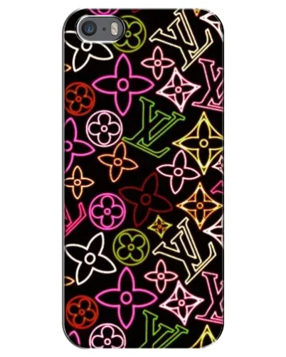 Чехол для iPhone 5 / 5s / SE с картинкой «Неоновый микс Nike» Чехол для iPhone 5 / 5s / SE с картинкой «Неоновый микс Nike»