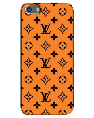 Чехол для iPhone 5 / 5s / SE с картинкой «Оранжевый стиль LV» Чехол для iPhone 5 / 5s / SE с картинкой «Оранжевый стиль LV»