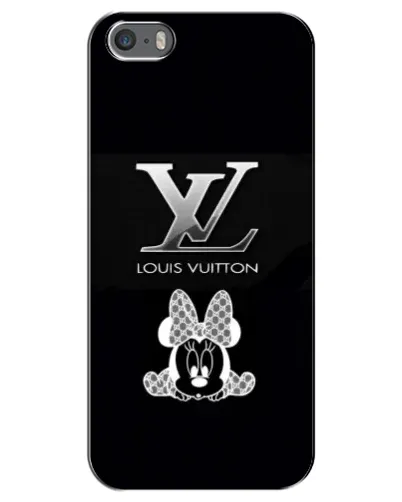 Чехол для iPhone 5 / 5s / SE с картинкой «LV и Минни Маус» Чехол для iPhone 5 / 5s / SE с картинкой «LV и Минни Маус»