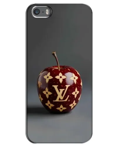 Чехол для iPhone 5 / 5s / SE с картинкой «Красное яблоко LV» Чехол для iPhone 5 / 5s / SE с картинкой «Красное яблоко LV»