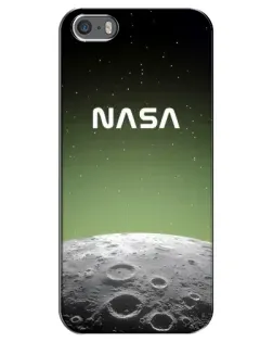Чехол для iPhone 5 / 5s / SE с картинкой «NASA — лунный градиент»