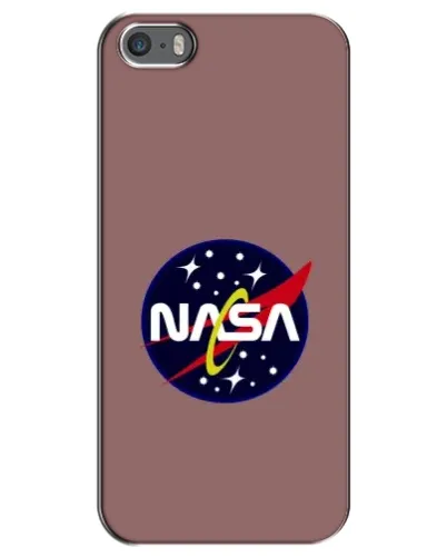 Чехол для iPhone 5 / 5s / SE с картинкой «NASA — ретро космос» Чехол для iPhone 5 / 5s / SE с картинкой «NASA — ретро космос»