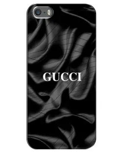 Чехол для iPhone 5 / 5s / SE с картинкой «Gucci — шелковые волны» Чехол для iPhone 5 / 5s / SE с картинкой «Gucci — шелковые волны»