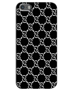 Чехол для iPhone 5 / 5s / SE с картинкой «Gucci — сетчатый паттерн»
