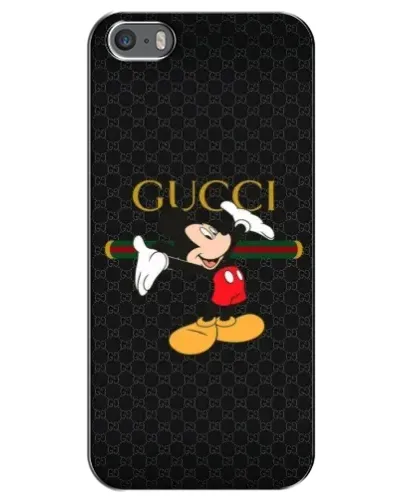 Чехол для iPhone 5 / 5s / SE с картинкой «Микки Маус Gucci»