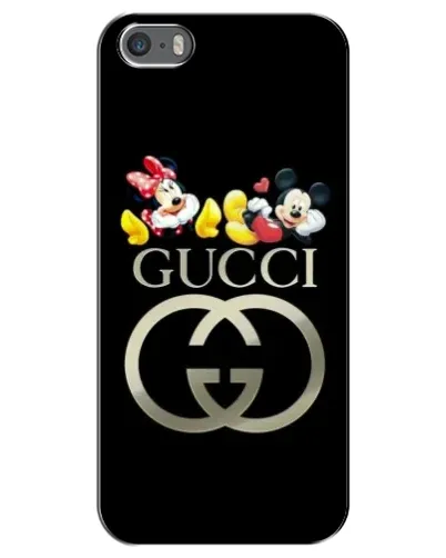 Чехол для iPhone 5 / 5s / SE с картинкой «Gucci — герои Disney»