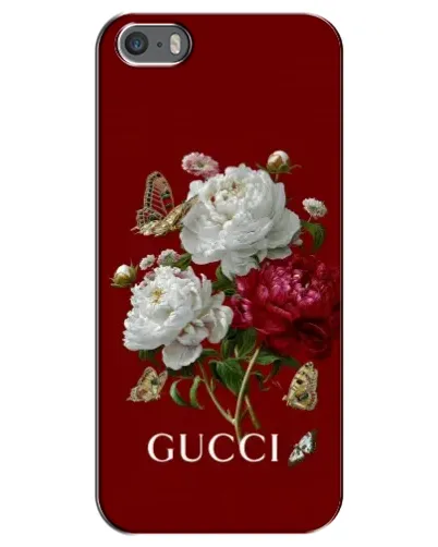 Чехол для iPhone 5 / 5s / SE с картинкой «Gucci —  сад»