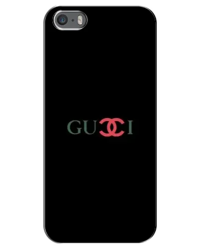Чехол для iPhone 5 / 5s / SE с картинкой «Gucci — красный градиент»