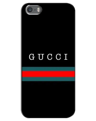 Чехол для iPhone 5 / 5s / SE с картинкой «Gucci — красный пояс»