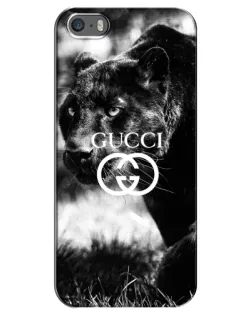 Чехол для iPhone 5 / 5s / SE с картинкой «Gucci — дикая природа»