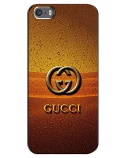 Чехол для iPhone 5 / 5s / SE с картинкой «Gucci — солнечный градиент»