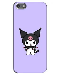 Чехол для iPhone 5 / 5s / SE с картинкой «Kuromi — нежный фиолетовый» Чехол для iPhone 5 / 5s / SE с картинкой «Kuromi — нежный фиолетовый»