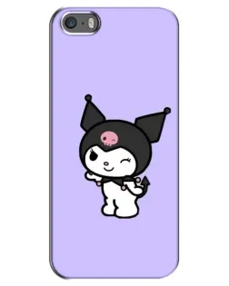 Чехол для iPhone 5 / 5s / SE с картинкой «Классическая Kuromi» Чехол для iPhone 5 / 5s / SE с картинкой «Классическая Kuromi»
