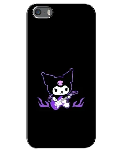 Чехол для iPhone 5 / 5s / SE с картинкой «Электрическая Kuromi»