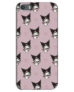 Чехол для iPhone 5 / 5s / SE с картинкой «Kuromi — ночной сон» Чехол для iPhone 5 / 5s / SE с картинкой «Kuromi — ночной сон»