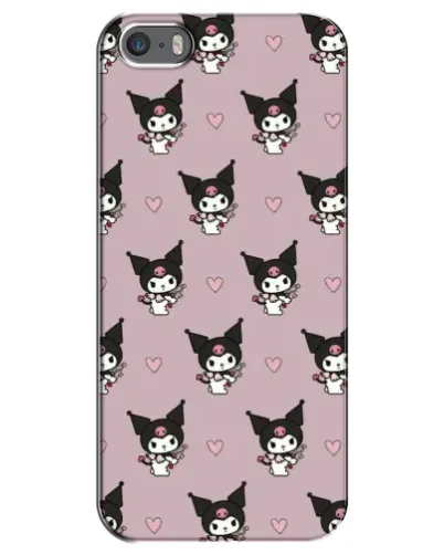 Чехол для iPhone 5 / 5s / SE с картинкой «Kuromi — ночной сон»
