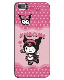 Чехол для iPhone 5 / 5s / SE с картинкой «Kuromi в очках» Чехол для iPhone 5 / 5s / SE с картинкой «Kuromi в очках»