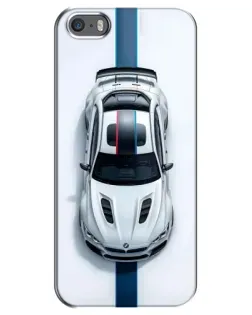 Чохол для iPhone 5 / 5s / SE з картинкою «Вид зверху — BMW M»
