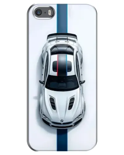 Чехол для iPhone 5 / 5s / SE с картинкой «Вид сверху — BMW M»