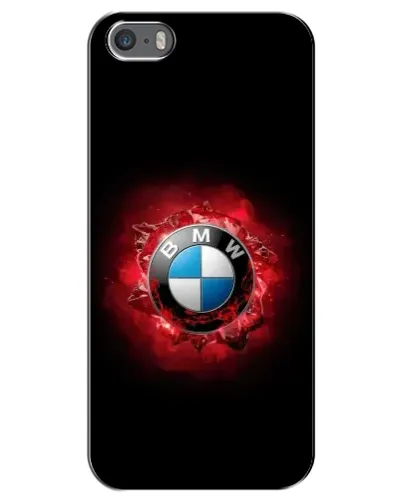 Чехол для iPhone 5 / 5s / SE с картинкой «Логотип BMW — вспышка»