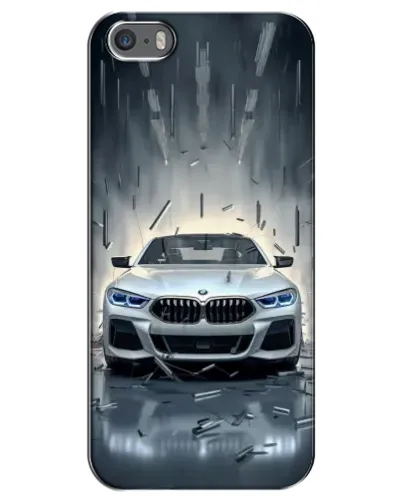 Чехол для iPhone 5 / 5s / SE с картинкой «BMW в свете фар»