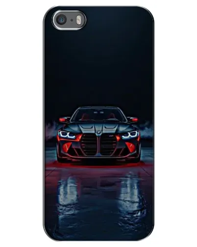 Чехол для iPhone 5 / 5s / SE с картинкой «BMW на мокрой дороге»