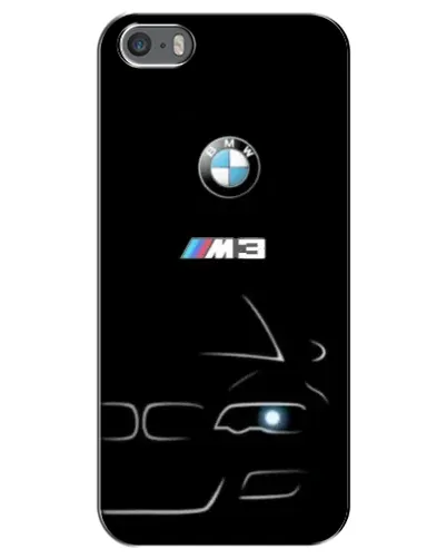 Чехол для iPhone 5 / 5s / SE с картинкой «Минималистичный принт BMW M3»