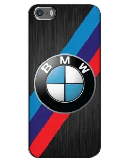 Чехол для iPhone 5 / 5s / SE с картинкой «BMW M-stripes стиль»