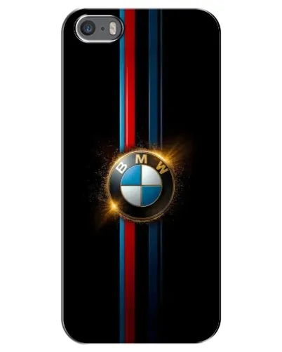 Чехол для iPhone 5 / 5s / SE с картинкой «BMW M-Power неон»