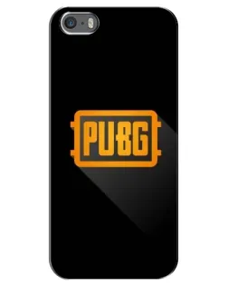 Чохол для iPhone 5 / 5s / SE з картинкою «PUBG — рамка лого»