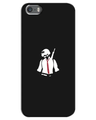 Чохол для iPhone 5 / 5s / SE з картинкою «PUBG — силует воїна» Чохол для iPhone 5 / 5s / SE з картинкою «PUBG — силует воїна»