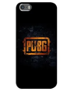 Чохол для iPhone 5 / 5s / SE з картинкою «PUBG — золотий логотип»