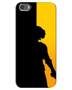 Чохол для iPhone 5 / 5s / SE з картинкою «Тінь воїна PUBG»