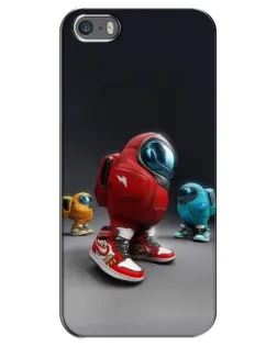Чохол для iPhone 5 / 5s / SE з картинкою «Among Us — 3D стиль»