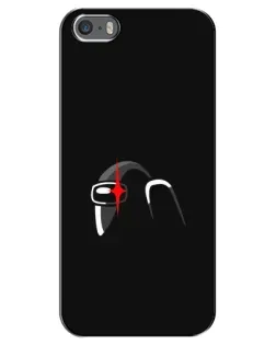 Чохол для iPhone 5 / 5s / SE з картинкою «Among Us шолом»