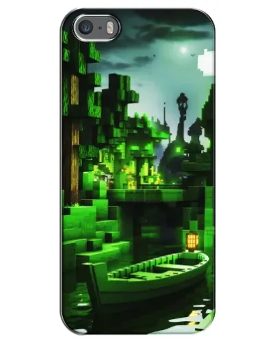 Чохол для iPhone 5 / 5s / SE з картинкою «Minecraft лісовий пейзаж» Чохол для iPhone 5 / 5s / SE з картинкою «Minecraft лісовий пейзаж»