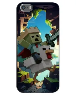 Чохол для iPhone 5 / 5s / SE з картинкою «Стів та гусь»