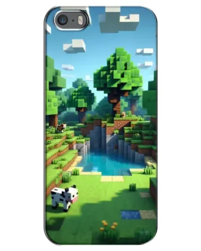 Чохол для iPhone 5 / 5s / SE з картинкою «Minecraft літній день» Чохол для iPhone 5 / 5s / SE з картинкою «Minecraft літній день»