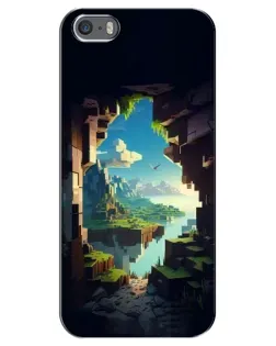 Чохол для iPhone 5 / 5s / SE з картинкою «Вид з печери»