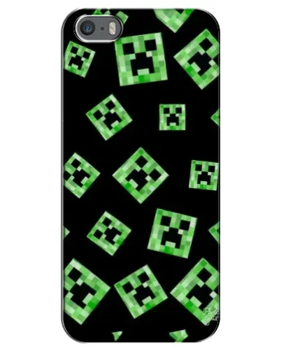 Чохол для iPhone 5 / 5s / SE з картинкою «Паттерн з кріперами» Чохол для iPhone 5 / 5s / SE з картинкою «Паттерн з кріперами»