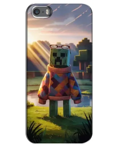 Чохол для iPhone 5 / 5s / SE з картинкою «Кріпер у светрі» Чохол для iPhone 5 / 5s / SE з картинкою «Кріпер у светрі»