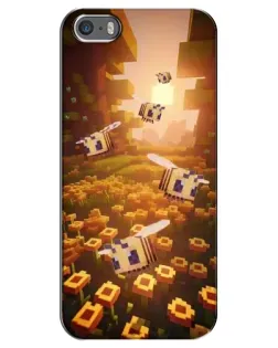 Чохол для iPhone 5 / 5s / SE з картинкою «Поле соняшників»