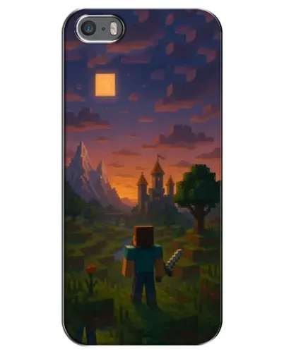 Чохол для iPhone 5 / 5s / SE з картинкою «Стів біля вежі» Чохол для iPhone 5 / 5s / SE з картинкою «Стів біля вежі»